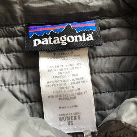 PATAGONIA DOWN JACKET WOMENS XS GRAY - Picture 5 of 11
